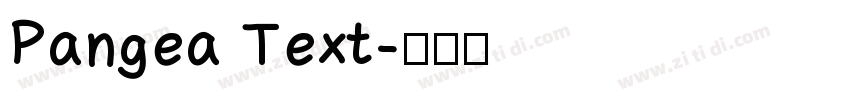 Pangea Text字体转换